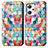 Coque Portefeuille Motif Fantaisie Livre Cuir Etui Clapet S02D pour Oppo Reno7 A Petit