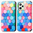 Coque Portefeuille Motif Fantaisie Livre Cuir Etui Clapet S02D pour Realme C35 Colorful