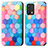 Coque Portefeuille Motif Fantaisie Livre Cuir Etui Clapet S02D pour Realme GT Master 5G Colorful