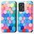 Coque Portefeuille Motif Fantaisie Livre Cuir Etui Clapet S02D pour Realme GT Neo2 5G Colorful