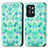 Coque Portefeuille Motif Fantaisie Livre Cuir Etui Clapet S02D pour Realme GT2 Pro 5G Vert