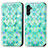 Coque Portefeuille Motif Fantaisie Livre Cuir Etui Clapet S02D pour Samsung Galaxy A04s Petit