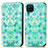 Coque Portefeuille Motif Fantaisie Livre Cuir Etui Clapet S02D pour Samsung Galaxy A12 5G Vert