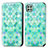 Coque Portefeuille Motif Fantaisie Livre Cuir Etui Clapet S02D pour Samsung Galaxy A22s 5G Vert