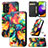 Coque Portefeuille Motif Fantaisie Livre Cuir Etui Clapet S02D pour Samsung Galaxy A52 4G Petit