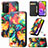 Coque Portefeuille Motif Fantaisie Livre Cuir Etui Clapet S02D pour Samsung Galaxy F02S SM-E025F Petit