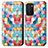 Coque Portefeuille Motif Fantaisie Livre Cuir Etui Clapet S02D pour Samsung Galaxy F02S SM-E025F Petit