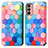 Coque Portefeuille Motif Fantaisie Livre Cuir Etui Clapet S02D pour Samsung Galaxy F13 4G Petit