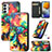 Coque Portefeuille Motif Fantaisie Livre Cuir Etui Clapet S02D pour Samsung Galaxy F23 5G Petit