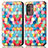 Coque Portefeuille Motif Fantaisie Livre Cuir Etui Clapet S02D pour Samsung Galaxy M13 5G Mixte