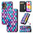 Coque Portefeuille Motif Fantaisie Livre Cuir Etui Clapet S02D pour Samsung Galaxy M13 5G Petit