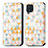 Coque Portefeuille Motif Fantaisie Livre Cuir Etui Clapet S02D pour Samsung Galaxy M32 4G Blanc