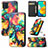 Coque Portefeuille Motif Fantaisie Livre Cuir Etui Clapet S02D pour Samsung Galaxy M32 4G Petit