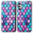 Coque Portefeuille Motif Fantaisie Livre Cuir Etui Clapet S02D pour Samsung Galaxy M32 5G Violet