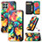 Coque Portefeuille Motif Fantaisie Livre Cuir Etui Clapet S02D pour Samsung Galaxy M33 5G Petit