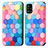 Coque Portefeuille Motif Fantaisie Livre Cuir Etui Clapet S02D pour Samsung Galaxy M40S Colorful