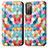 Coque Portefeuille Motif Fantaisie Livre Cuir Etui Clapet S02D pour Samsung Galaxy S20 FE (2022) 5G Petit