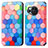 Coque Portefeuille Motif Fantaisie Livre Cuir Etui Clapet S02D pour Sharp Aquos R8 Colorful