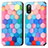 Coque Portefeuille Motif Fantaisie Livre Cuir Etui Clapet S02D pour Sony Xperia Ace II Petit