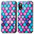 Coque Portefeuille Motif Fantaisie Livre Cuir Etui Clapet S02D pour Sony Xperia Ace II SO-41B Violet