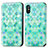 Coque Portefeuille Motif Fantaisie Livre Cuir Etui Clapet S02D pour Xiaomi Redmi 9i Vert