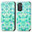 Coque Portefeuille Motif Fantaisie Livre Cuir Etui Clapet S02D pour Xiaomi Redmi Note 11 Pro 4G Vert