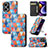 Coque Portefeuille Motif Fantaisie Livre Cuir Etui Clapet S02D pour Xiaomi Redmi Note 12 Turbo 5G Petit