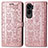 Coque Portefeuille Motif Fantaisie Livre Cuir Etui Clapet S03D pour Huawei Honor 90 Lite 5G Petit