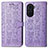 Coque Portefeuille Motif Fantaisie Livre Cuir Etui Clapet S03D pour Huawei Nova 10 Pro Violet