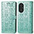 Coque Portefeuille Motif Fantaisie Livre Cuir Etui Clapet S03D pour Huawei Nova 9 SE Vert