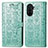 Coque Portefeuille Motif Fantaisie Livre Cuir Etui Clapet S03D pour Huawei Nova Y70 Plus Vert