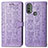 Coque Portefeuille Motif Fantaisie Livre Cuir Etui Clapet S03D pour Motorola Moto E20 Petit