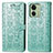 Coque Portefeuille Motif Fantaisie Livre Cuir Etui Clapet S03D pour Motorola Moto Edge (2023) 5G Vert