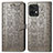 Coque Portefeuille Motif Fantaisie Livre Cuir Etui Clapet S03D pour Motorola Moto Edge 40 Pro 5G Gris