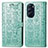 Coque Portefeuille Motif Fantaisie Livre Cuir Etui Clapet S03D pour Motorola Moto Edge Plus (2022) 5G Vert