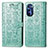 Coque Portefeuille Motif Fantaisie Livre Cuir Etui Clapet S03D pour Motorola Moto G Stylus (2022) 4G Vert