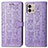 Coque Portefeuille Motif Fantaisie Livre Cuir Etui Clapet S03D pour Motorola Moto G Stylus (2023) 4G Violet