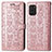 Coque Portefeuille Motif Fantaisie Livre Cuir Etui Clapet S03D pour Nokia G100 Or Rose