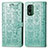 Coque Portefeuille Motif Fantaisie Livre Cuir Etui Clapet S03D pour Nokia XR21 Vert