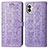 Coque Portefeuille Motif Fantaisie Livre Cuir Etui Clapet S03D pour Nothing Phone 2 Violet