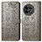 Coque Portefeuille Motif Fantaisie Livre Cuir Etui Clapet S03D pour OnePlus 11R 5G Gris