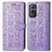 Coque Portefeuille Motif Fantaisie Livre Cuir Etui Clapet S03D pour OnePlus 9 Pro 5G Violet