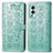 Coque Portefeuille Motif Fantaisie Livre Cuir Etui Clapet S03D pour OnePlus Nord 2 5G Vert