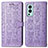 Coque Portefeuille Motif Fantaisie Livre Cuir Etui Clapet S03D pour OnePlus Nord 2 5G Violet