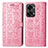 Coque Portefeuille Motif Fantaisie Livre Cuir Etui Clapet S03D pour OnePlus Nord 2T 5G Rose