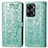 Coque Portefeuille Motif Fantaisie Livre Cuir Etui Clapet S03D pour OnePlus Nord 2T 5G Vert