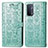 Coque Portefeuille Motif Fantaisie Livre Cuir Etui Clapet S03D pour OnePlus Nord N200 5G Vert