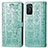 Coque Portefeuille Motif Fantaisie Livre Cuir Etui Clapet S03D pour Oppo A55S 5G Vert