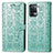 Coque Portefeuille Motif Fantaisie Livre Cuir Etui Clapet S03D pour Oppo F19 Pro Vert