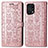 Coque Portefeuille Motif Fantaisie Livre Cuir Etui Clapet S03D pour Oppo Find X5 Pro 5G Or Rose